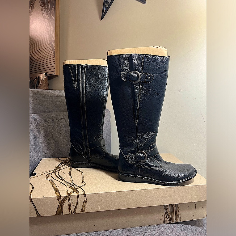 Born O Concept Faye Black Riding Boots